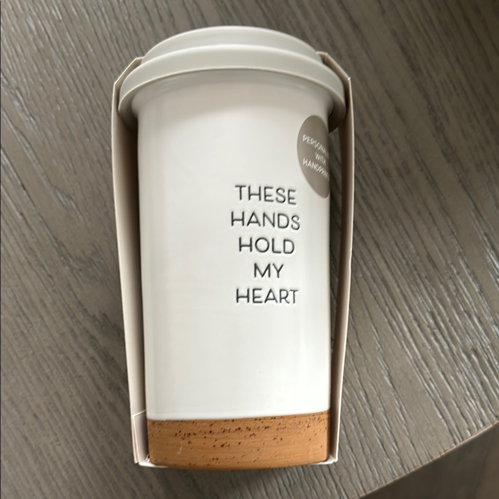 Ceramic Travel Mug and Handprint Kit